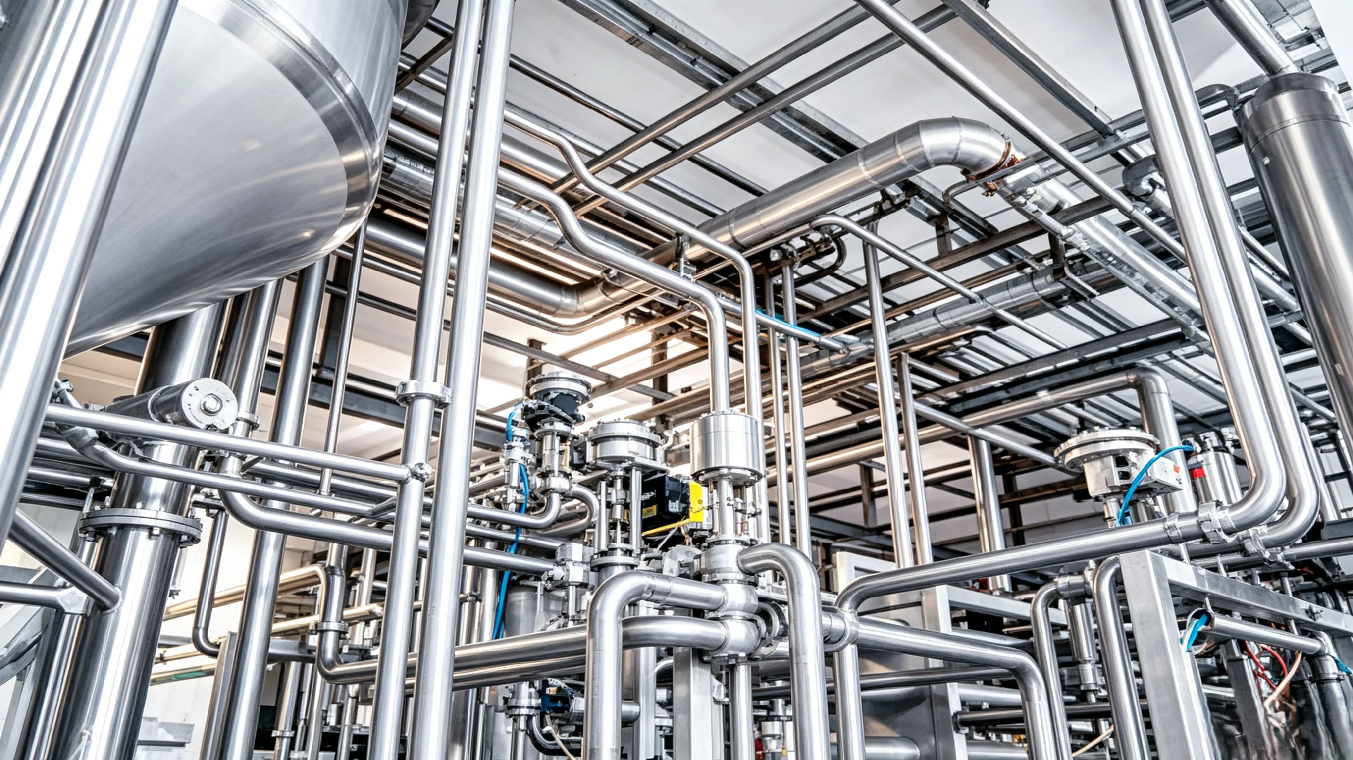 Food-grade stainless steel processing line